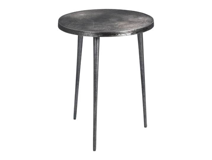 Klubtisch Casandra 2, Johann Jakob, silbergrau, Metall