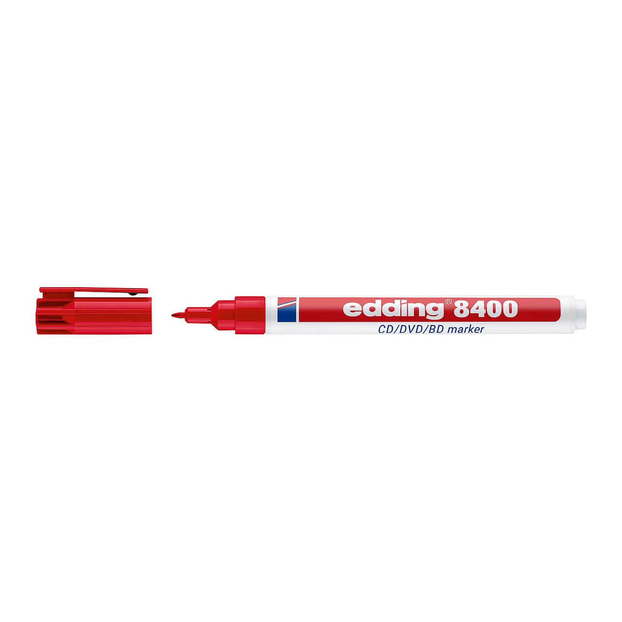 edding 8400 CD-Marker rot 0,5 - 1,0 mm, 1 St.