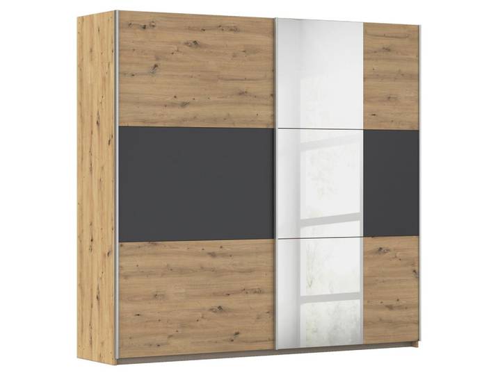 Schwebetürenschrank mit Spiegel 218cm Foster