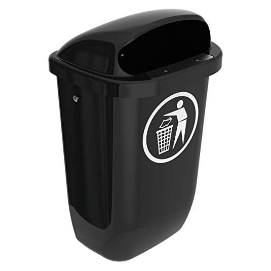 ReinigungsBerater Mülleimer nach DIN PK 50 L Grau mit Abfall-Piktogramm (50 l) (1999917203)