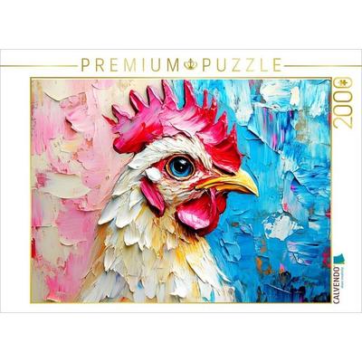 CALVENDO Puzzle Porträt eines edlen Huhnes | 2000 Teile Lege-Größe 90x67cm Foto-Puzzle für glückliche Stunden, Sonstige von , Calvendo Puzzle