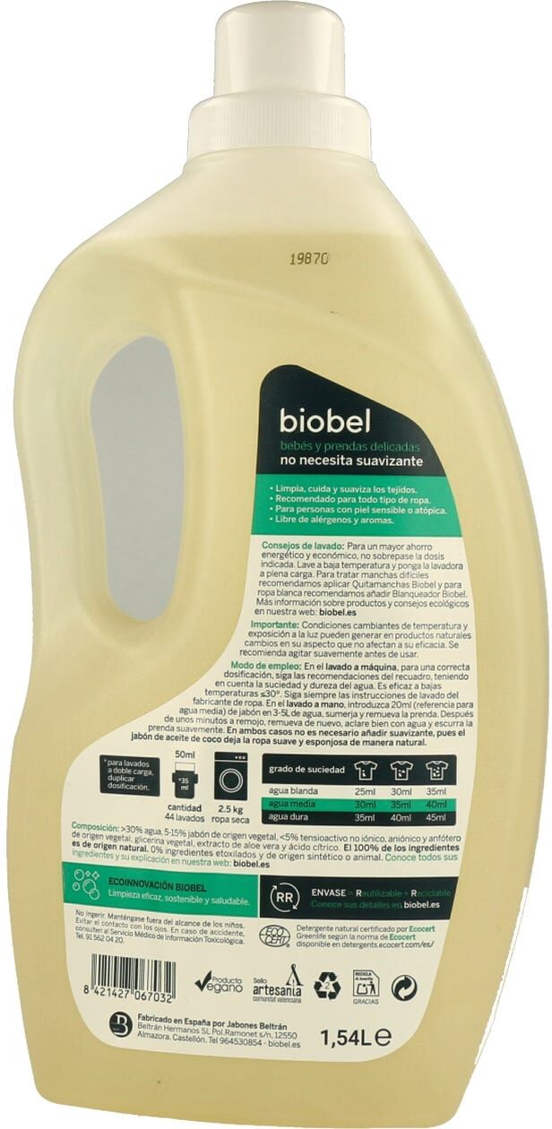 BIOBEL Jabón Bebé 1,5L