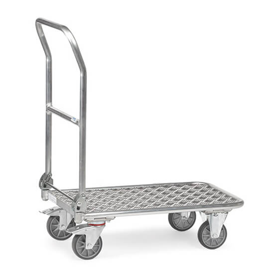 fetra 1133, Aluminium, Transportwagen, Aluminium, 200 kg, 4 Rad/Räder, 12,5 cm