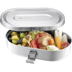GEFU Lunchbox 'Companion', Lunchbox, Schwarz, Silber