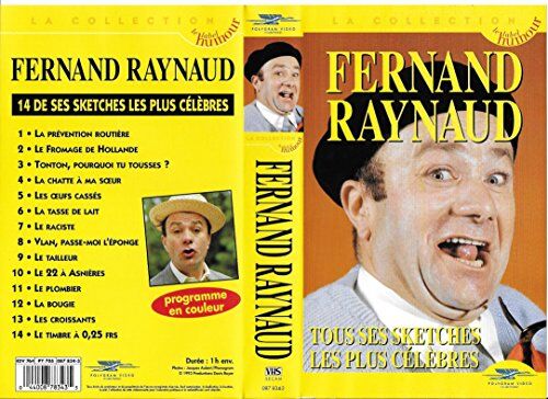 Fernand Raynaud - Fernand Raynaud, tous ses sketches les plus célèbres [VHS] - Preis vom 11.10.2026 03:10:56 h