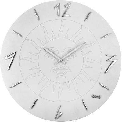 Wanduhr LOWELL "Wanduhr Lowell", grau, B:50cm H:50cm T:0cm, Wanduhren, Wanduhr