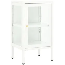 vidaXL Sideboard 38x35x70 cm Metall und Glas