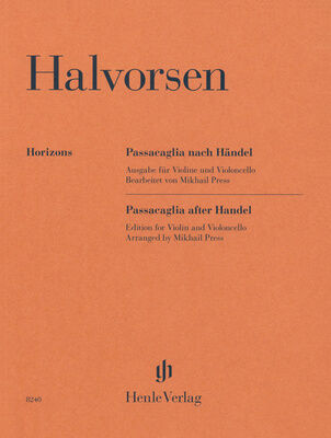 Henle Verlag Halvorsen Passacaglia