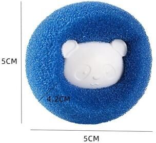 Inspire Select Pet Hair Remover Laundry Balls Reusable Washing Machine Fur Catcher For Clothes & Bedding 4 Pcs Blue