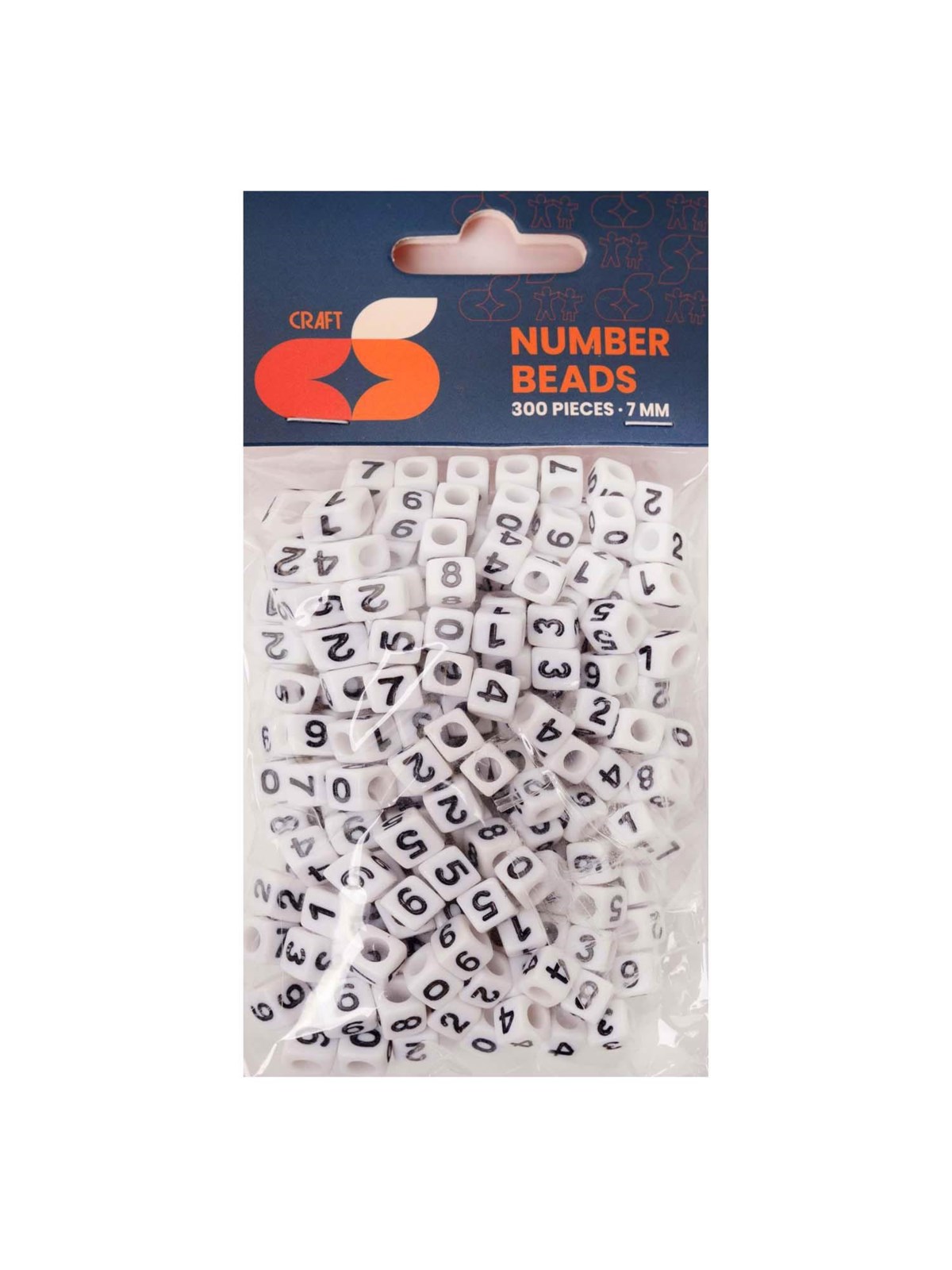 Colorations - Number Beads 7mm 300pcs.