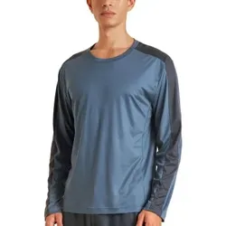 Calida DSW Cooling Sweat-Shirt Blau Tencel X-Large Herren