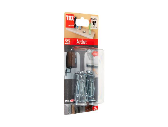 Tox Metall-Hohlraumdübel Acrobat ⌀ 10 × 4 Stück