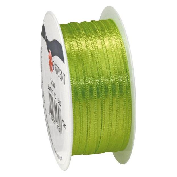 Präsent Satinband, 3 mm, Rolle à 10 m (1x) (387 03 10 630)