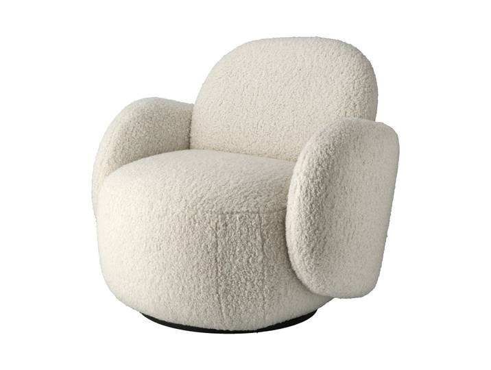 1898 Fauteuil Mo avec fonction rotative Glore White 1243