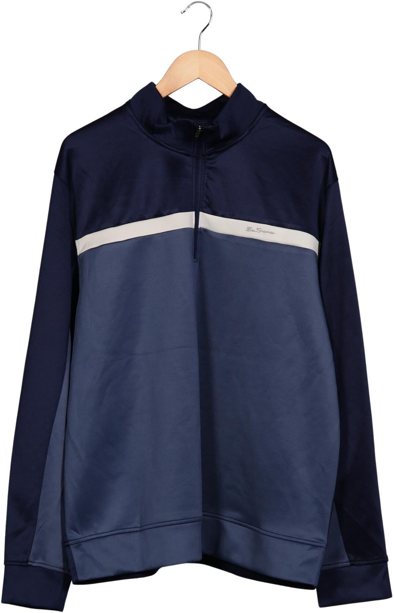 Ben Sherman Herren Sweater, Marineblau, Gr. Xxl, Synthetik / Elasthan - Second Hand