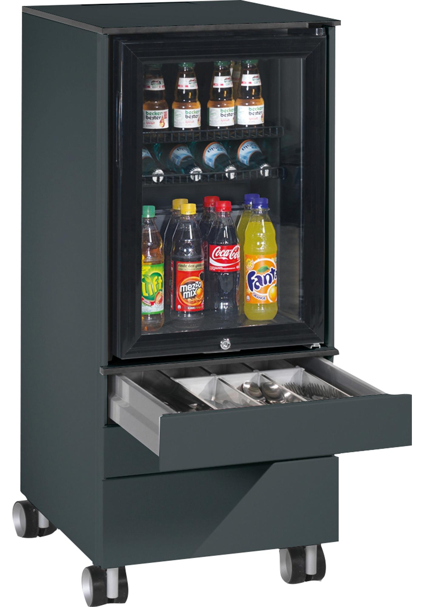 Kühlschrankcaddy 54780000S10031 Besteck/Geschirr silbergrau/schwarzgrau