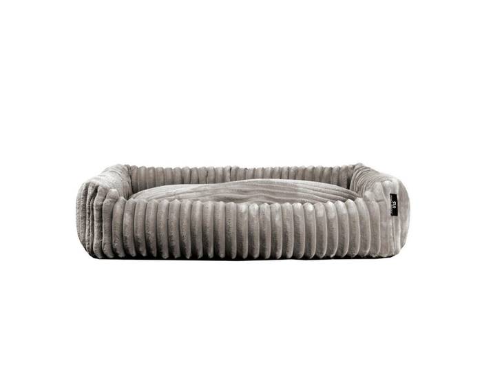 Hundebett Kuschelsofa Deluxe Grau, LxBxH: 70x50x15 cm