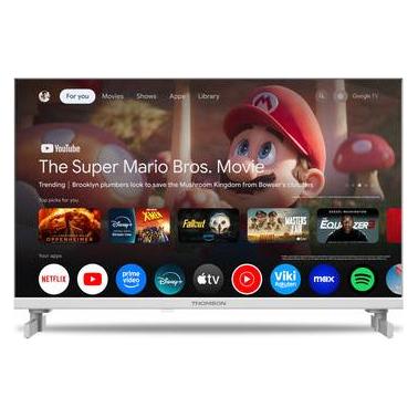 Thomson 24HG2S15CW - Google TV 24" HD White 12V (24", LED, HD) (24HG2S15CW)