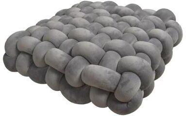 Uplifted Finds Aesthetic Knot Plush Cushion Nordic Knot Weave Decorative Pillow Soft Floor Or Sofa Cushion 12 13 5 In gray