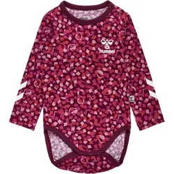 hummel hmlCONFETTI langarm Baby-Body 3430 - windsor wine 62