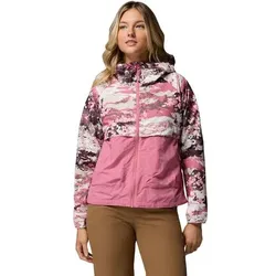 COLUMBIA Damen Schlupfjacke Spire Valley Printed Windbreaker, Größe S in Rot Rot