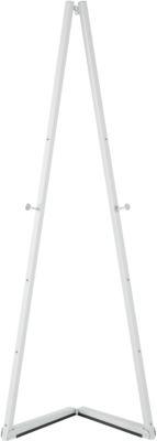 Update Displays Staffelei, höhenverstellbar, Aluminium, faltbare Füße, B 536 x T 309 x H 1500 mm, grau