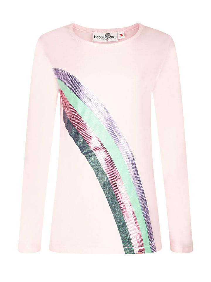 happy girls by Eisend Longsleeve in Rosa - 98