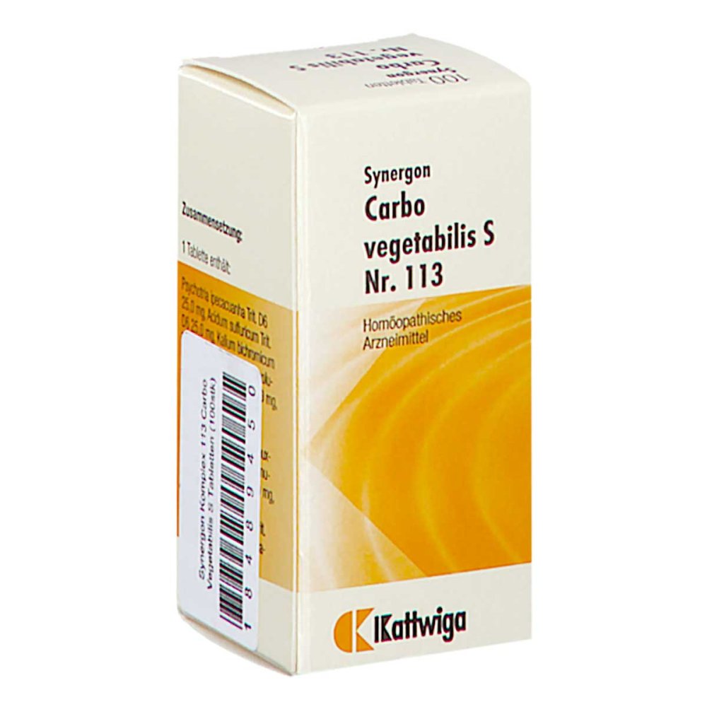 Kattwiga Arzneimittel GmbH Synergon Komplex 113 Carbo Vegetabilis S Tabletten 18489450