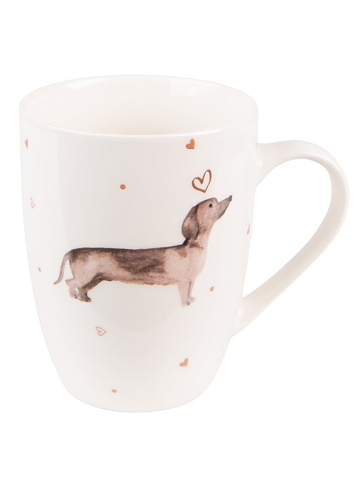 Clayre & Eef Kaffeetasse in Beige - 300 ml - onesize