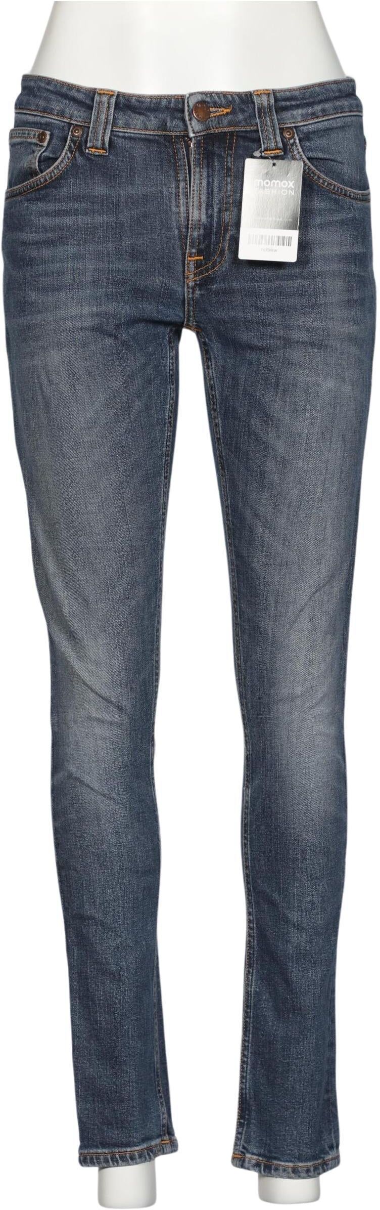 Nudie Jeans Damen Jeans, Blau, Gr. W28, Baumwolle - Second Hand