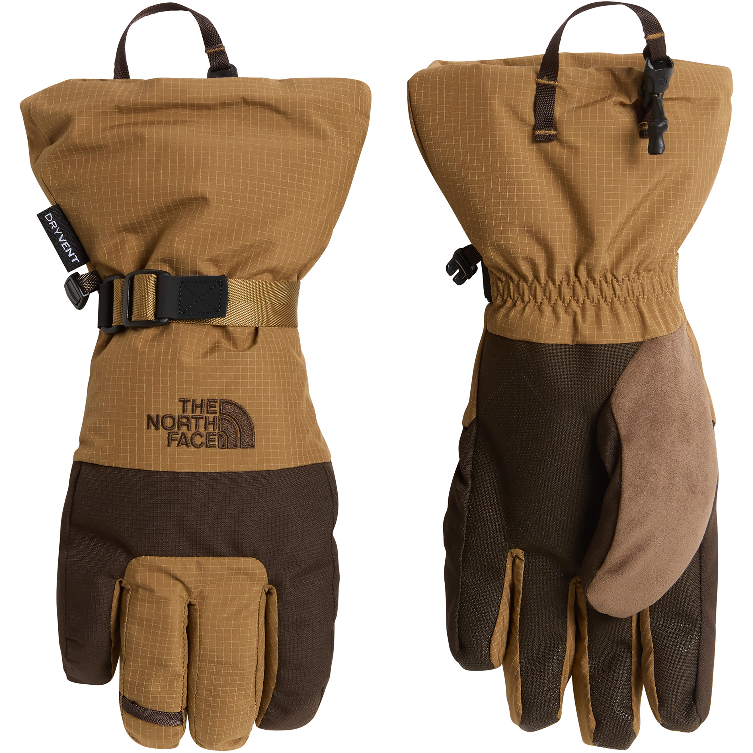 The North Face Montana Herren Fingerhandschuhe braun Größe XL Skifahren Windabweisend Wasserabweisend