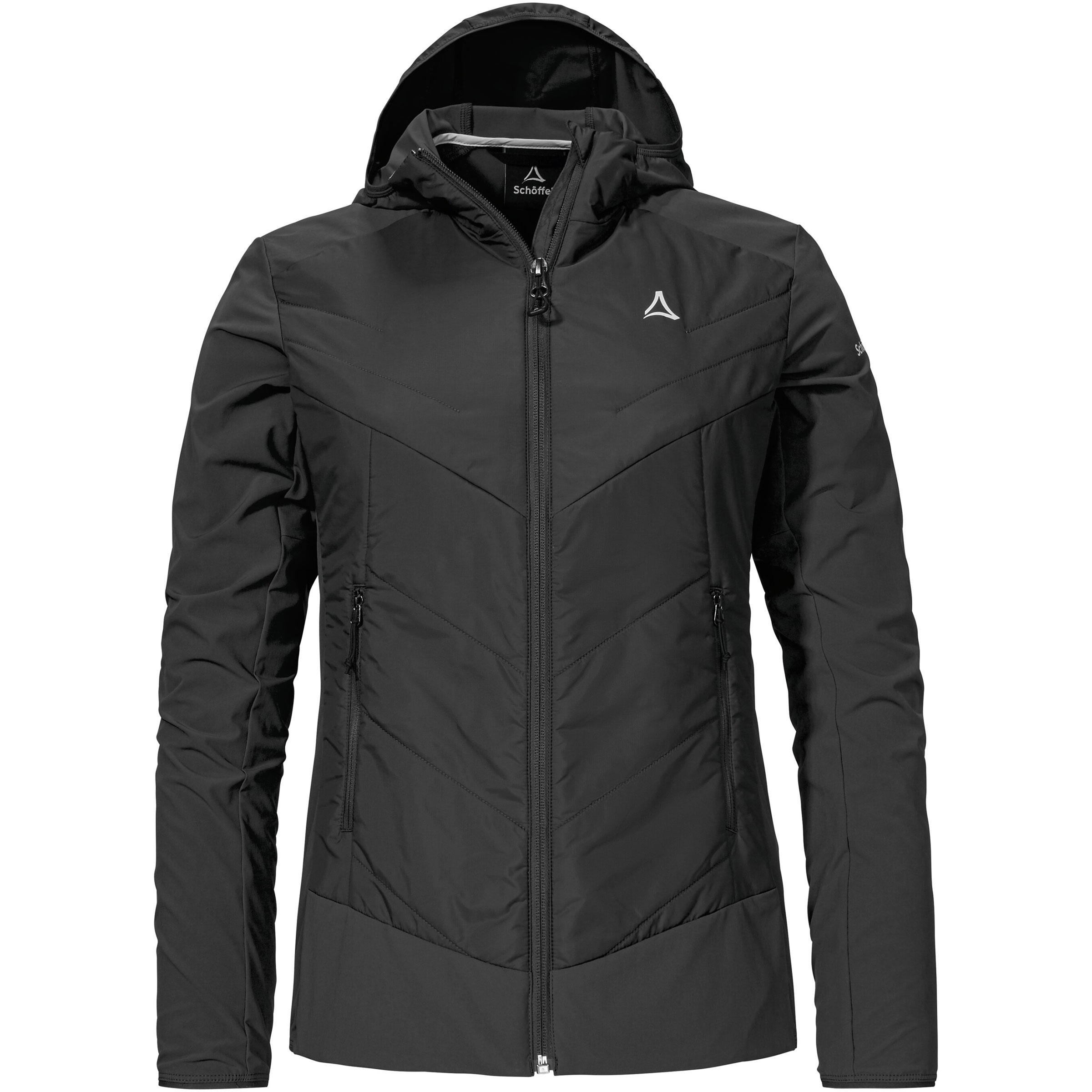 Schöffel Style Blaueis Hybrid Damen Isolationsjacke schwarz Größe S Camping Wasserabweisend