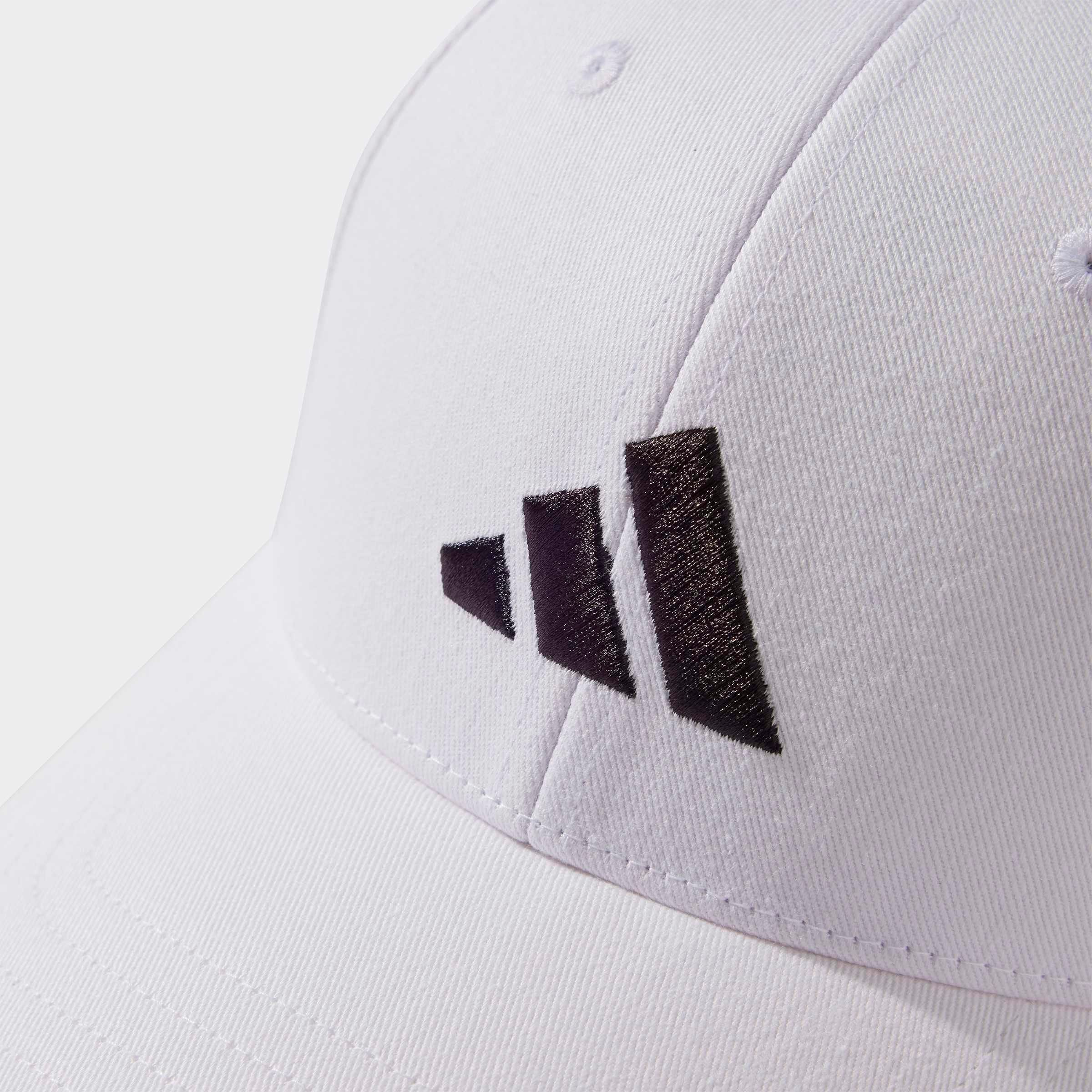 Baseball Cap ADIDAS PERFORMANCE "NEW LOGO", Herren, weiß (weiß, schwarz), Obermaterial: 100% Baumwolle, Caps Baseball Cap