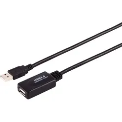 Aktive USB-A Verlängerung, USB 2.0, 480Mbps, 10m