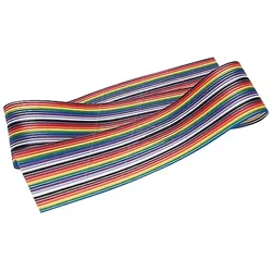 AWG 28-20F 30M - Flachbandkabel AWG28, 20-pol., farb., 30m-Rolle