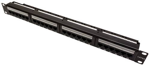 Value 26.99.0357 24 Port Netzwerk-Patchpanel 483 mm (19") CAT 6a 1 HE