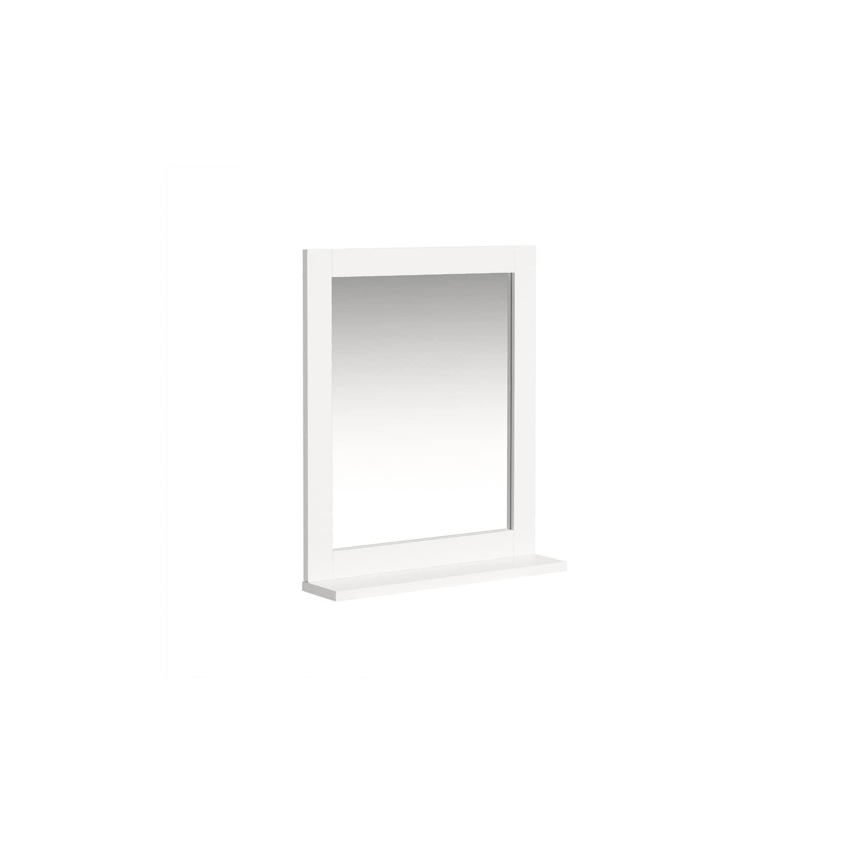 SoBuy Wandspiegel mit 1 Ablage Weiß 40x10x49,2cm Klassisch