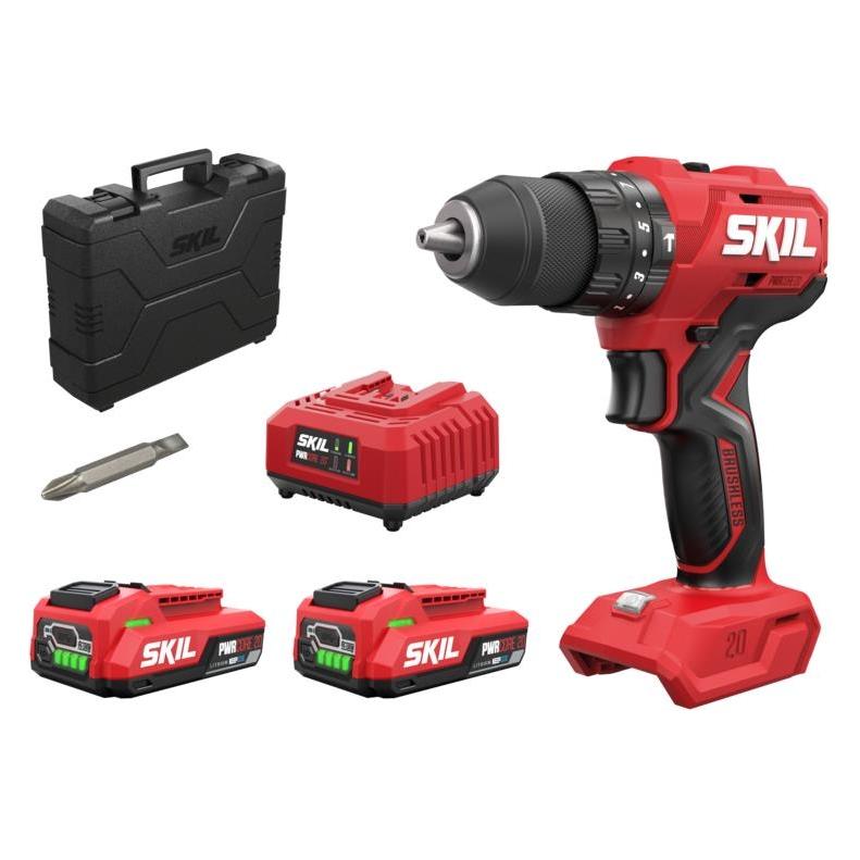 Skil Akku-Bohrschrauber 3021HD 20 V, bürstenlos, 2 × 2 Ah (Bohrschrauber) (CD1E3021HD)