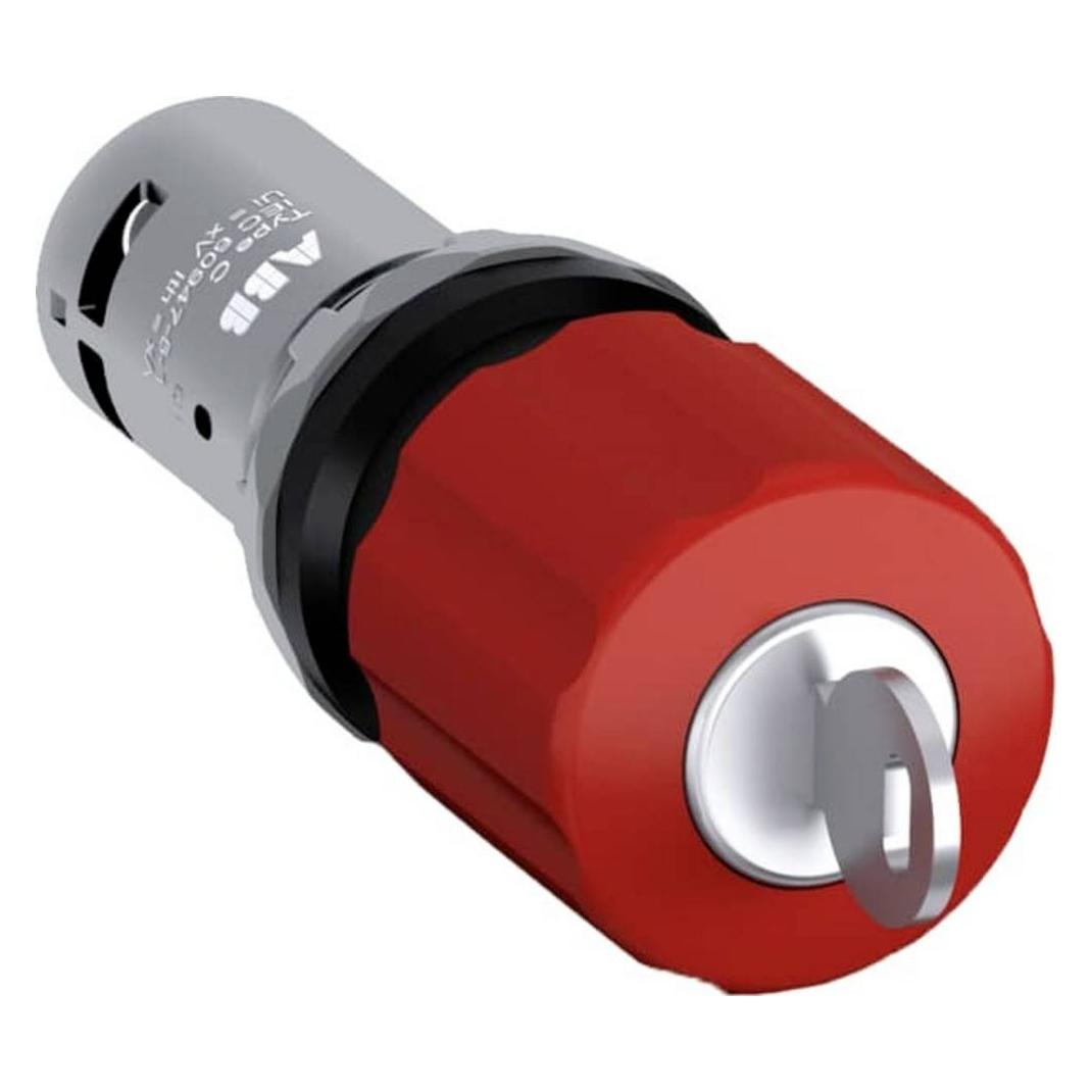ABB Not-Halt-Drucktaste 30mm Schlüsselentr. (1SFA619502R1071 - CE3K-10R-11)