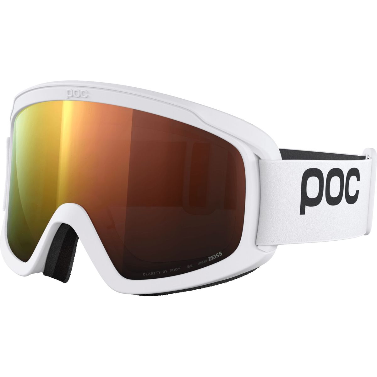 POC Opsin hydrogen white/partly sunny orange (8703) ONE PC408608703ONE1