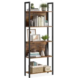 Songmics, Regal, Havanna (62 x 24 x 165 cm)