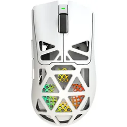 White Shark MORIEN WGM-5025 Weiss (Kabelgebunden, Kabellos), Maus, Weiss
