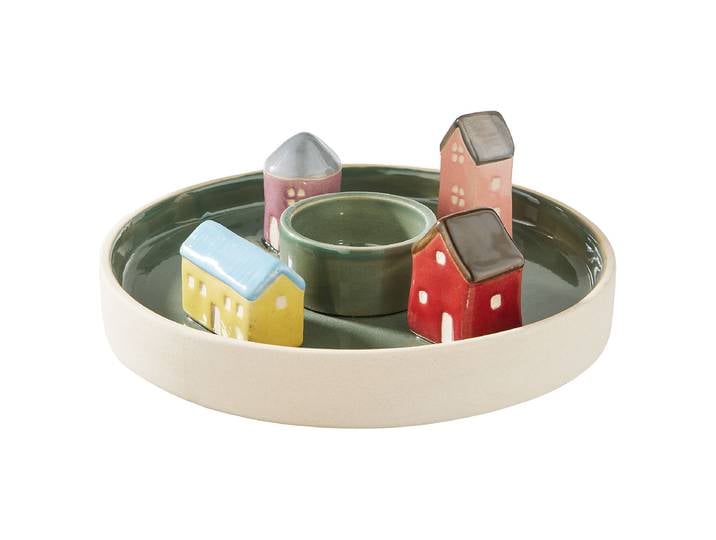 Bougeoir en forme 17 x 6 x 17cm