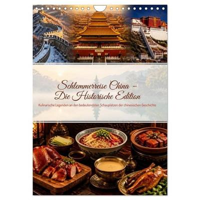 Schlemmerreise China - Die Historische Edition (Wandkalender 2027 DIN A4 hoch), CALVENDO Monatskalender