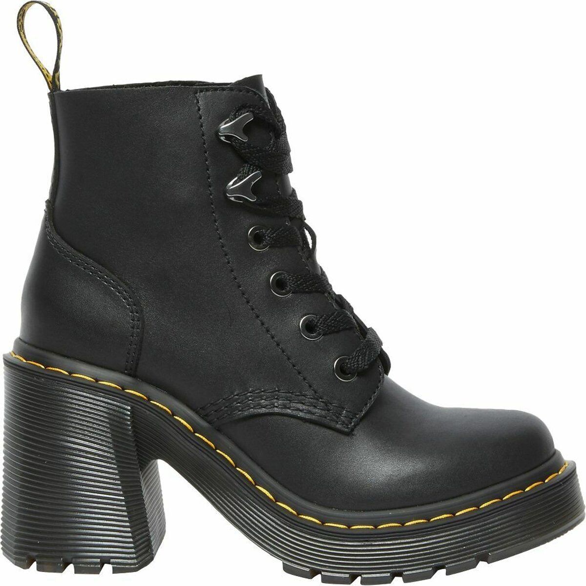 DR. MARTENS Boots lacées à talon Jesy en cuir sendal