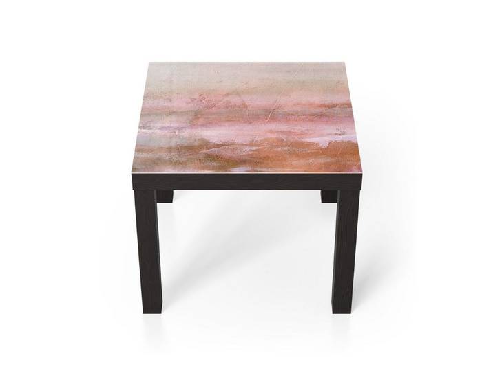 DEQORI Couchtisch 'Pastell-Horizont', Glas Beistelltisch Glastisch modern
