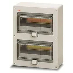 ABB 12652 IP55 EUROPA Verteilerkasten, 20 Module Grau RAL7035, Wandmontage, 2 Reihen M126520000