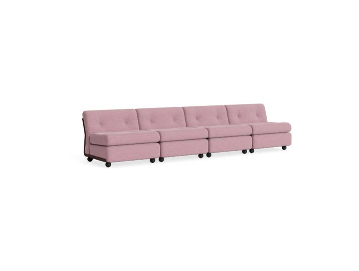 HAY Amanta Sofamodul Burgundy red-yuma 1851, 4-sitzig