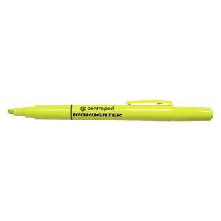 Centropen Textmarker 8722, gelb, 10stk, 1.4mm, Keilspitze (10x) (41371241)