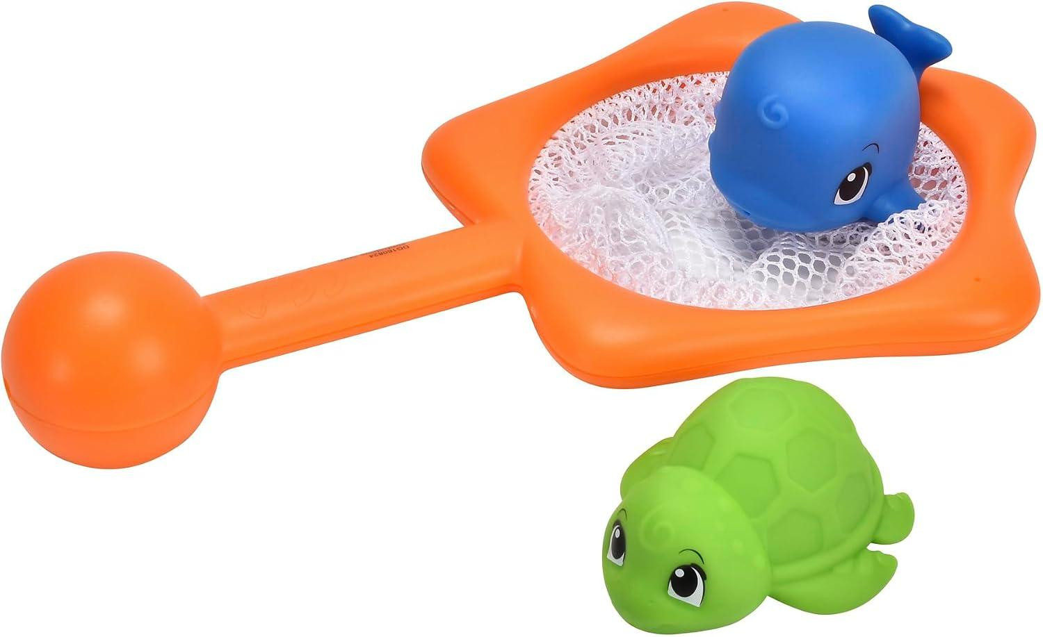 Simba ABC hengelspel met net en twee waterspuitzeedieren